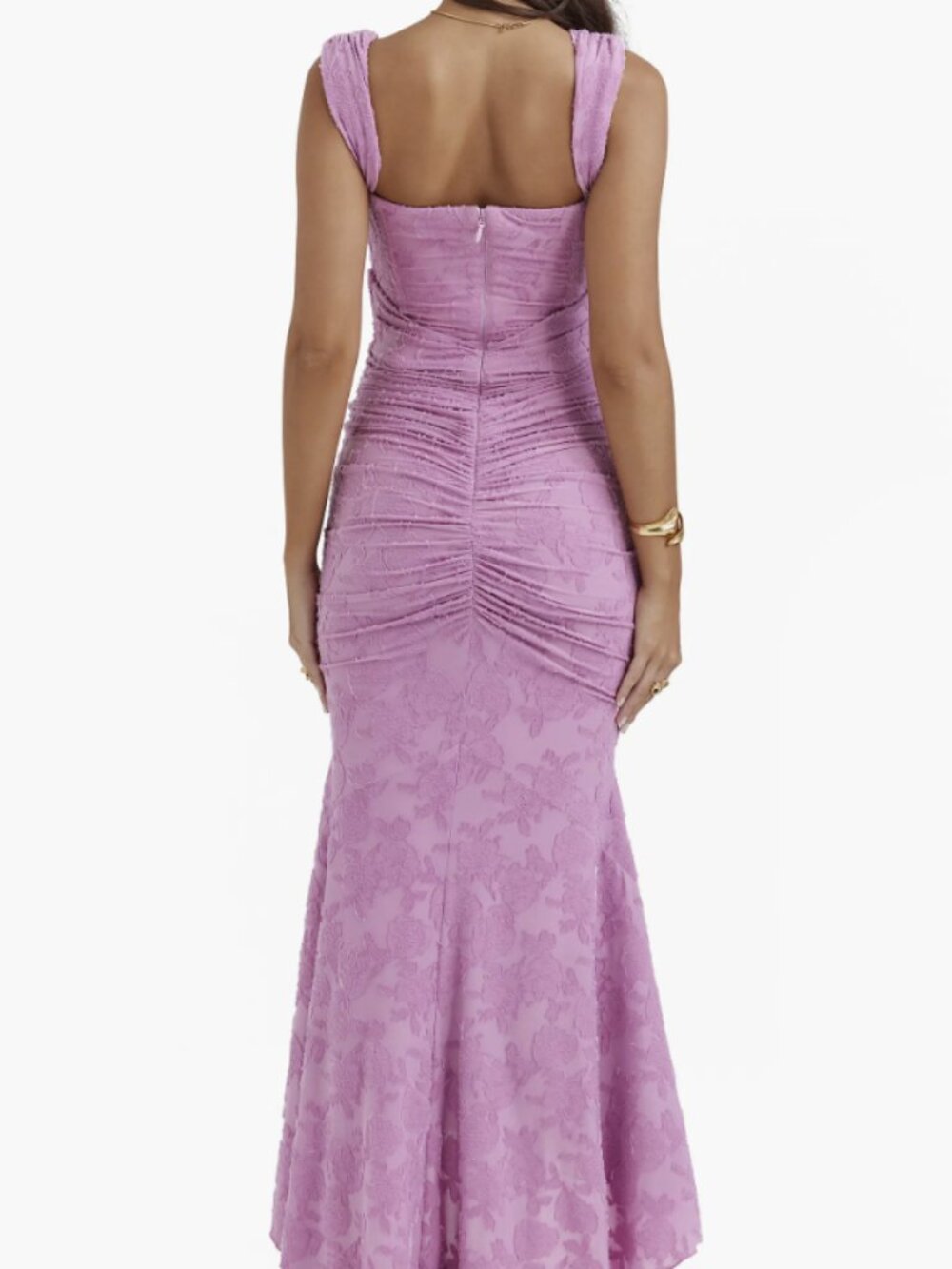 NWT House of CB Cesca Rose Pink Floral Maxi Dress - Picture 4 of 4